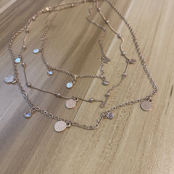 Ettika- 3 Layered Gold Color Necklace - Picture 2 of 8